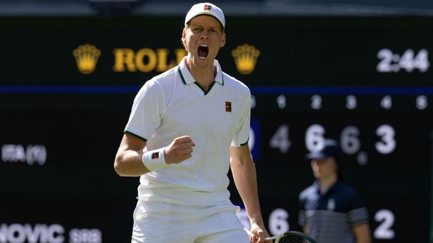 يانيك سينر، الصورة من الموقع الرسمي لويمبلدون-@Wimbledon.com