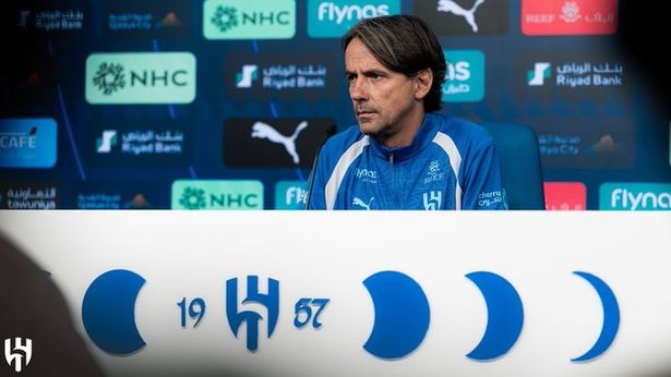 إنزاغي - الصورة من حساب نادي الهلال على منصة اكس - @Alhilal_FC