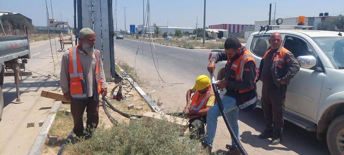 المصدر: صفحة "كهرباء غزة - فيسبوك