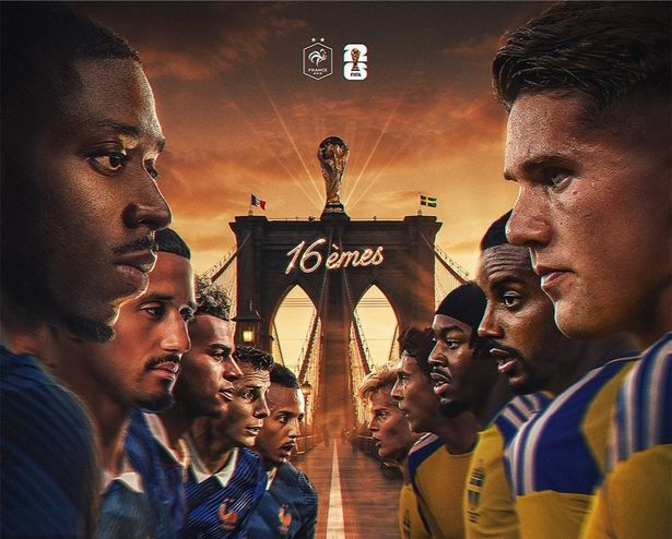 الصورة من حساب منتخب فرنسا على منصة اكس - @equipedefrance