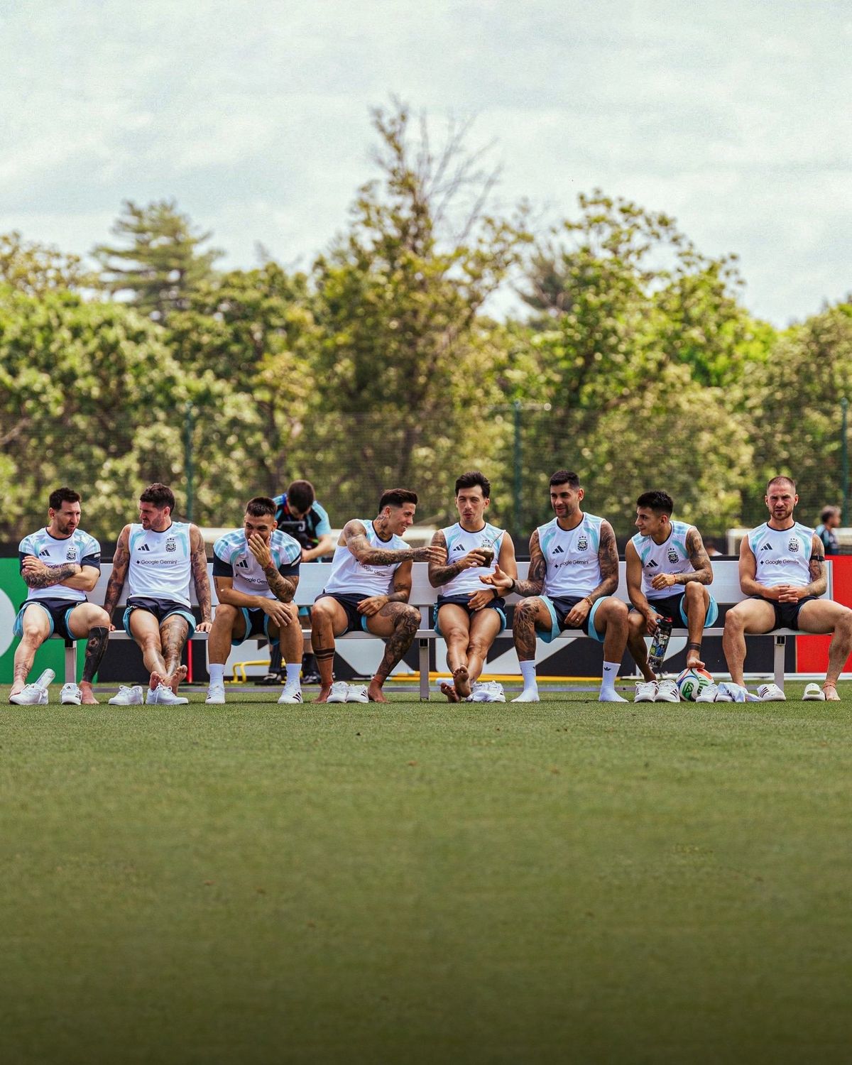 الصورة من حساب منتخب الأرجنتين على اكس - @AFASeleccionEN