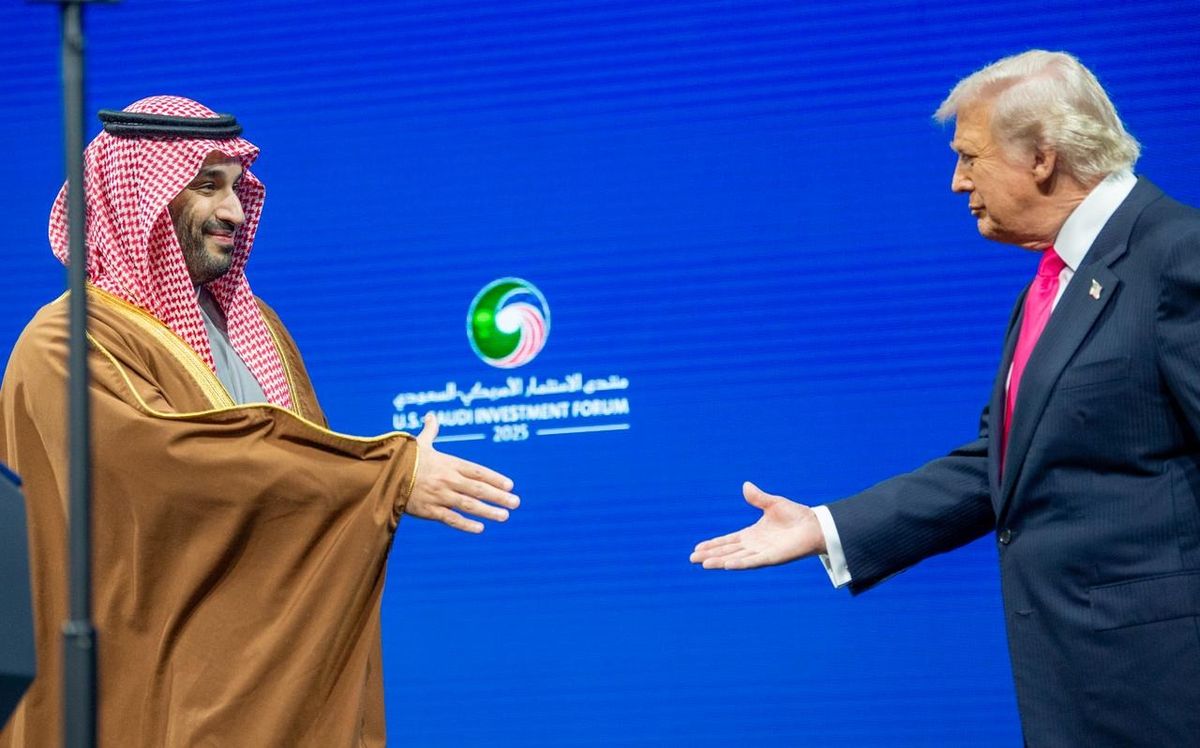 من لقاء ترمب محمد بن سلمان في واشنطن 

وكالة الأنباء السعودية "واس" على منصة اكس