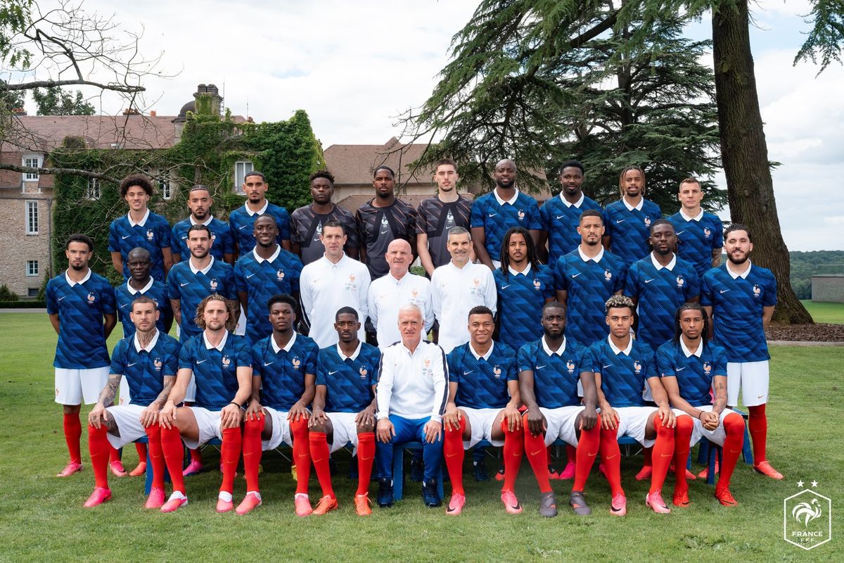 الصورة من حساب منتخب فرنسا على اكس - @equipedefrance