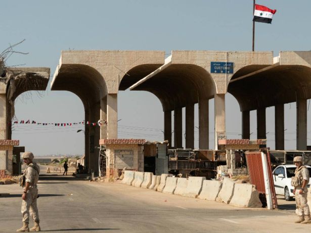 الحدود الأردنية السورية
 