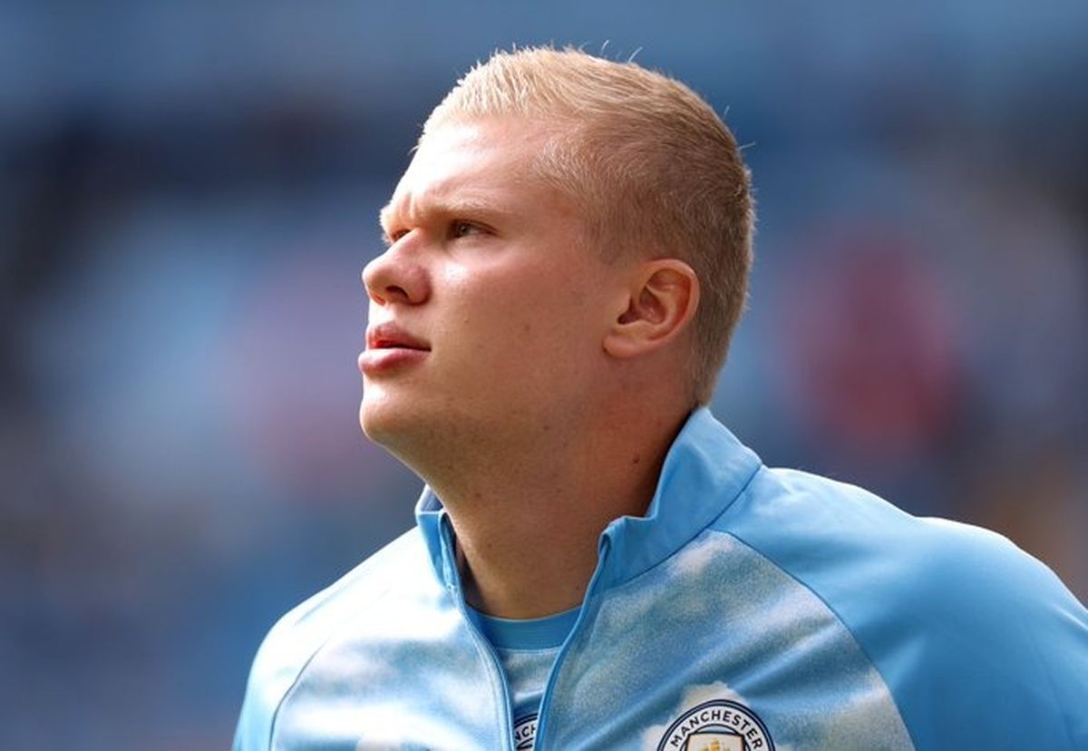 إيرلينغ هالاند، الصورة من الحساب الرسمي لبريميرليغ على منصة إكس- @premierleague
