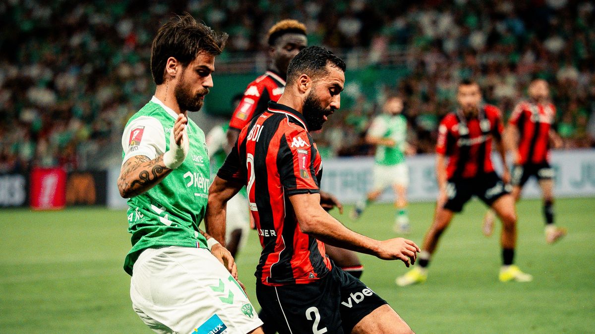 علي العابدي، الصورة من الحساب الرسمي لنادي نيس الفرنسي- @ogcnice_eng