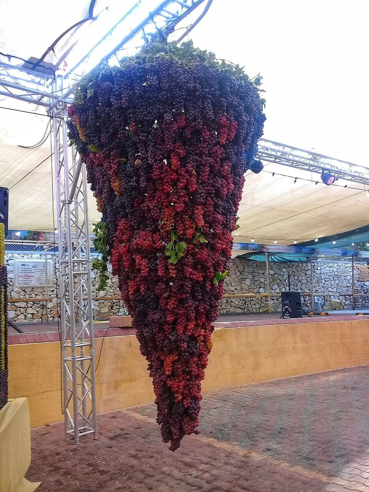 جانب من فعاليات مهرجان العنب في الخليل

المصدر: رؤى شاهين / ويكيميديا كومنز (CC BY-SA 4.0)