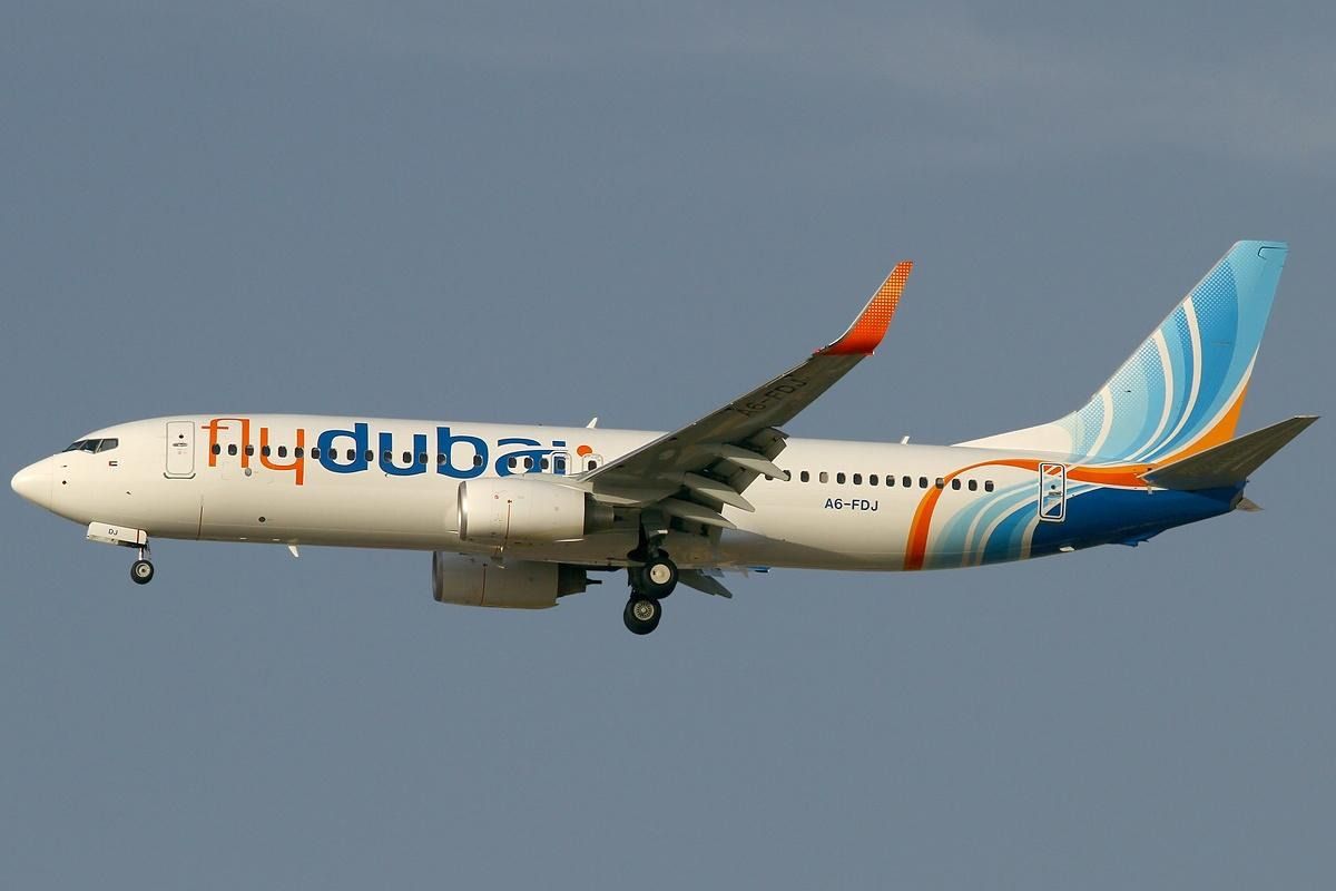 طائرة من طراز بوينغ 737-800 تابعة لشركة "فلاي دبي" في مطار دبي الدولي.

المصدر: قسطنطين فون فيديلستيدت (Konstantin von Wedelstaedt) / ويكيميديا كومنز (GFDL 1.2)