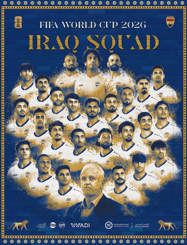 الصورة من الحساب الرسمي لمنتخب العراق - @IraqNT_EN