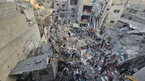 تواصل القصف الاسرائيلي على غزّة لليوم الـ46