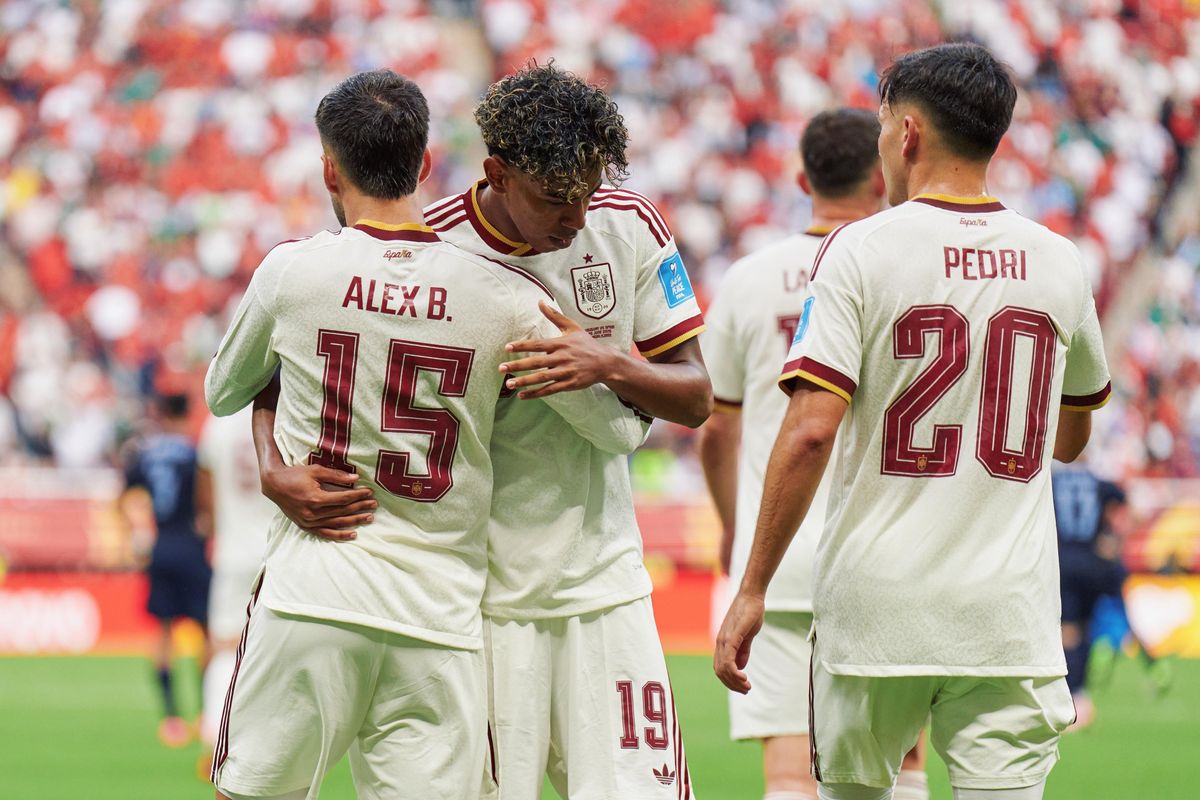 الصورة من حساب منتخب اسبانيا على منصة اكس- @SEFutbol