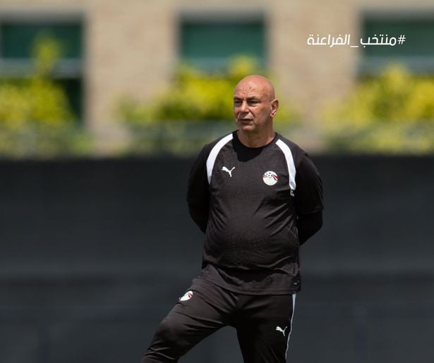 حسام حسن، مدرب منتخب مصر، الصورة من الحساب الرسمي لمنتخب مصر على فيسبوك- Egypt National Team﻿
