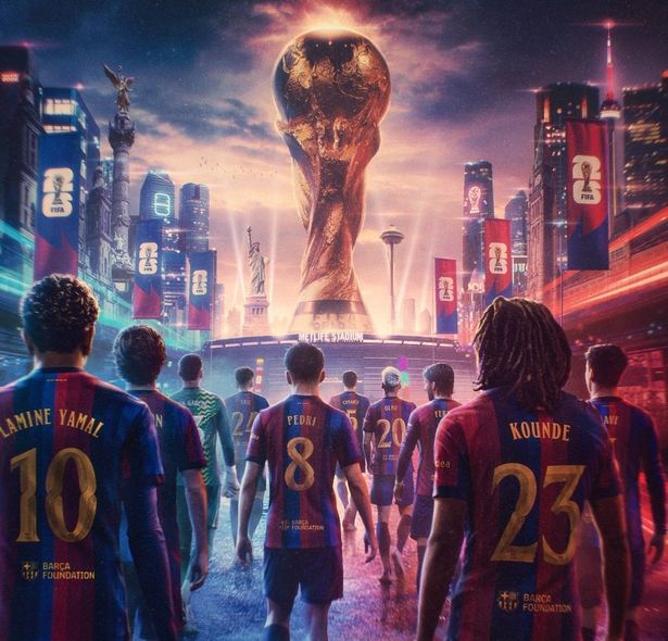 الصورة من الحساب الرسمي لنادي برشلونة على إكس- @FCBarcelona