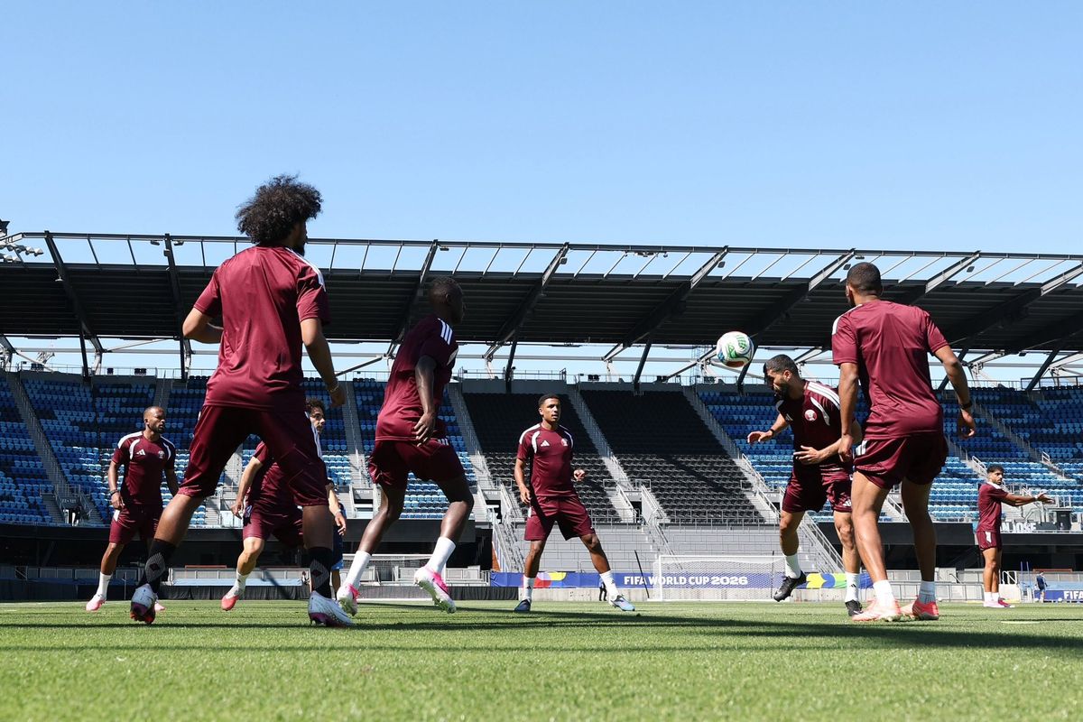 الصورة من الحساب الرسمي لمنتخب قطر على اكس - @QFA