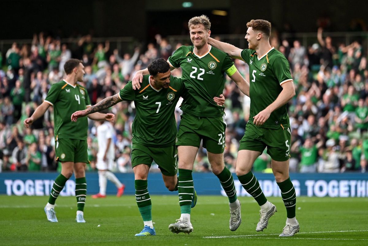 الصورة من الحساب الرسمي لمنتخب أيرلندا- @IrelandFootball
