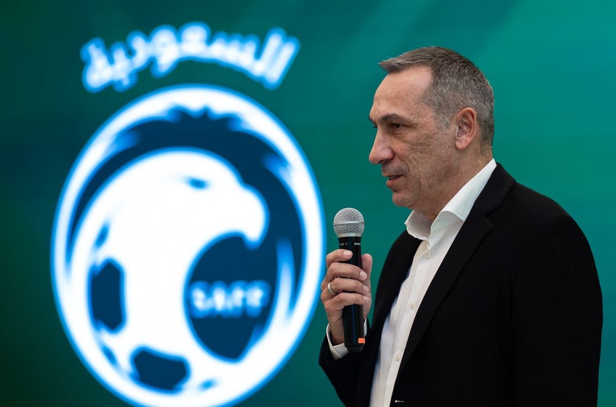 جيورجيس دونيس، الصورة من الحساب الرسمي لمنتخب السعودية- @SaudiNT
