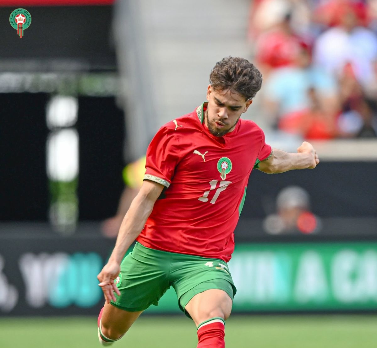 الزلزولي، الصورة من الحساب الرسمي لمنتخب المغرب- Équipe du Maroc﻿