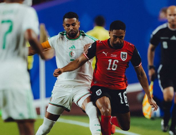 النمسا والجزائر - الصورة من حساب منتخب النمسا على اكس - @oefb1904