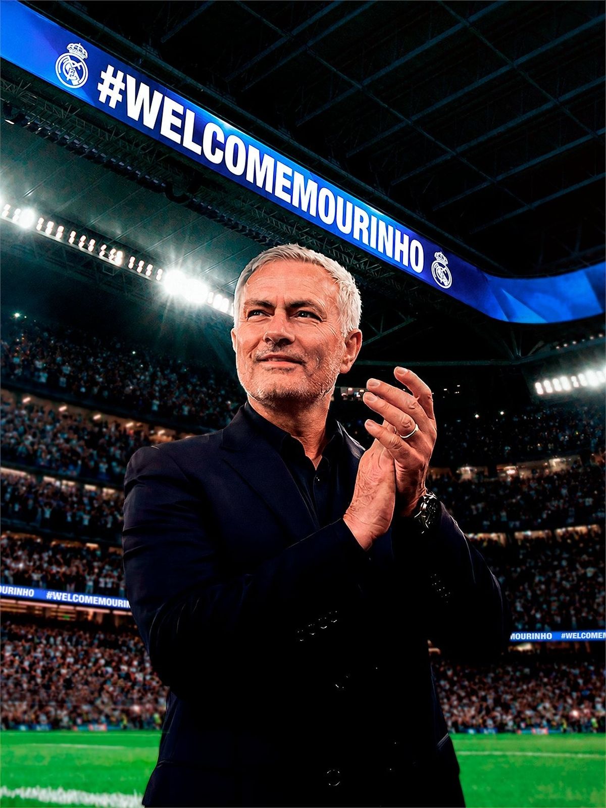 جوزيه مورينيو، الصورة من الحساب الرسمي لريال مدريد على إكس- @realmadridarab