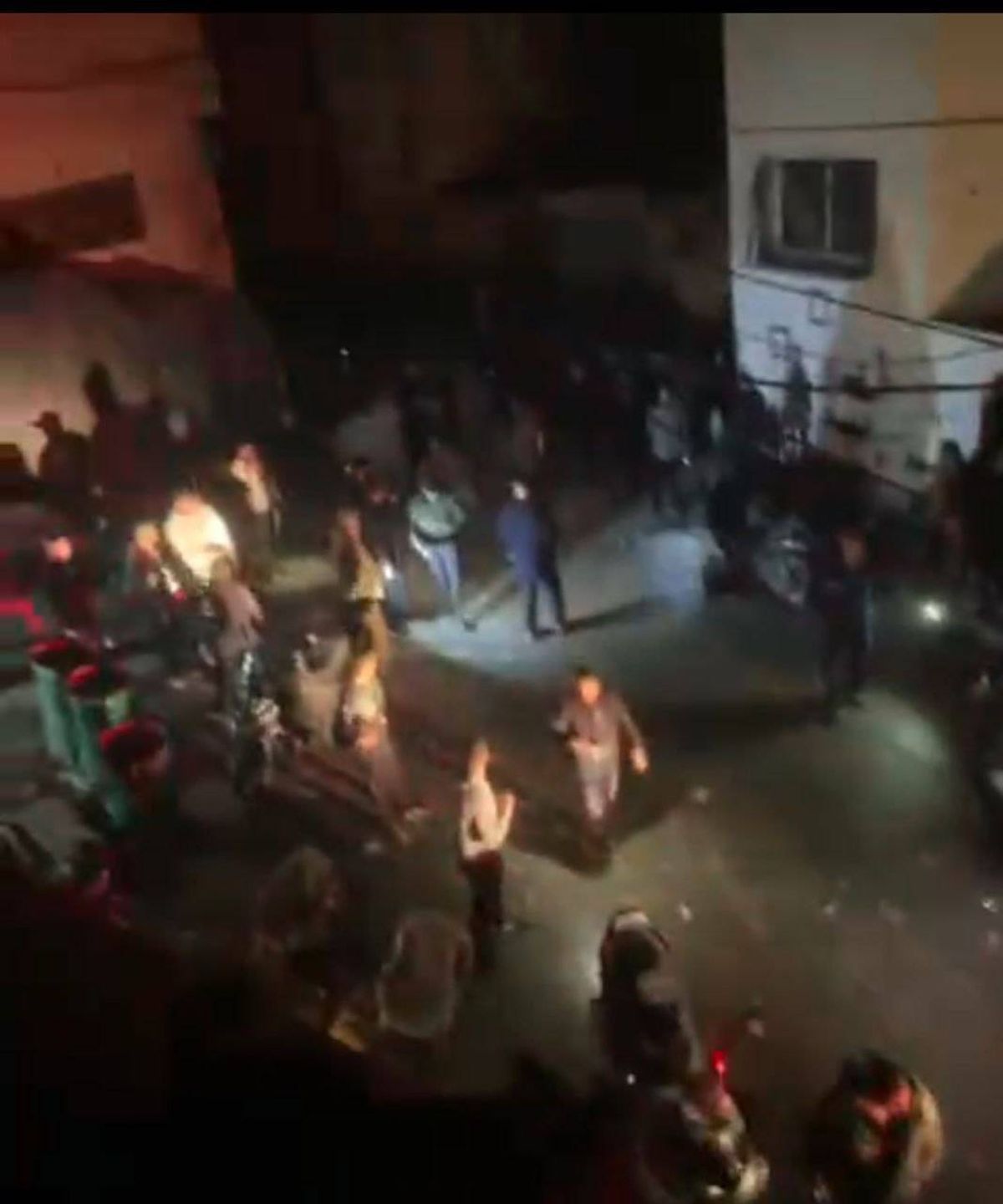 صورة حية من الحادث _ شهود عيان