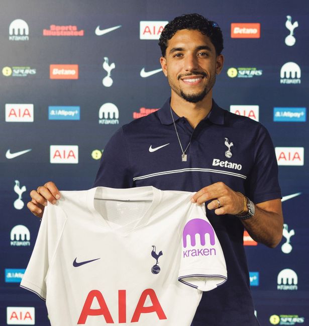 عمر مرموش، الصورة من الحساب الرسمي لنادي توتنهام على منصة إكس- @SpursOfficial