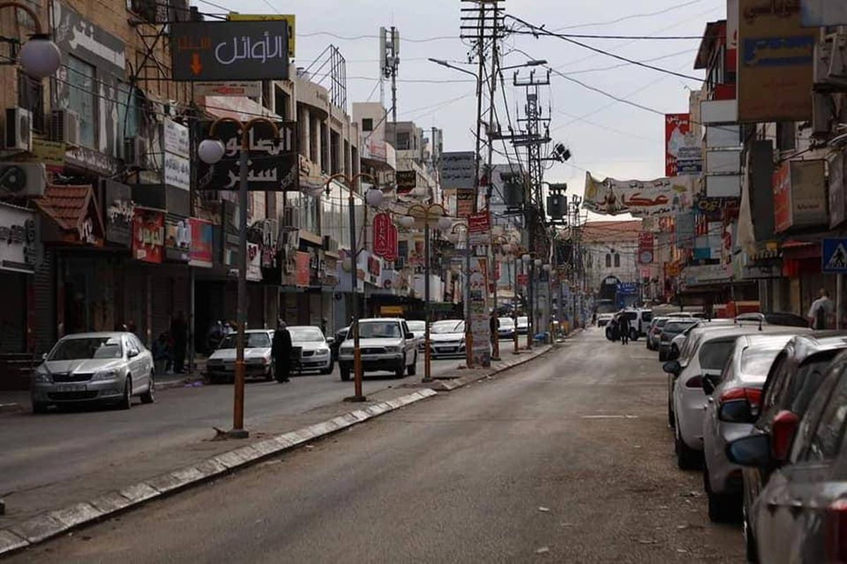 صورة توضيحيّة للإضراب في جنين 