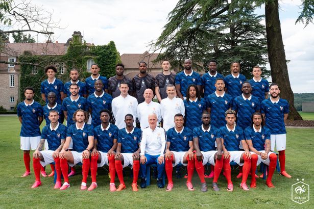 الصورة من حساب منتخب فرنسا على اكس - @equipedefrance