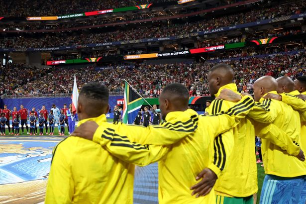 الصورة من حساب منتخب جنوب افريقيا على اكس - @BafanaBafana