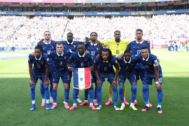 الصورة من حساب منتخب فرنسا على منصة اكس - @equipedefrance