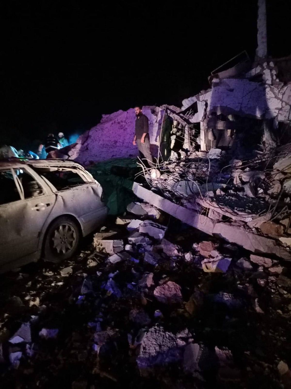 المنزل المستهدف في مدينة بنت جبيل - مواقع تواصل 