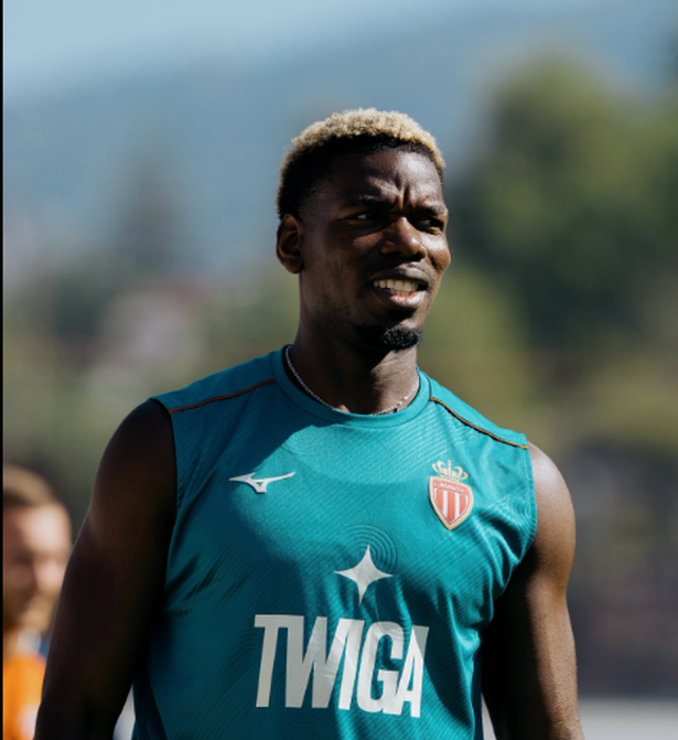 بول بوغبا، الصورة من الحساب الرسمي لنادي موناكو الفرنسي على فيسبوك، AS MONACO﻿