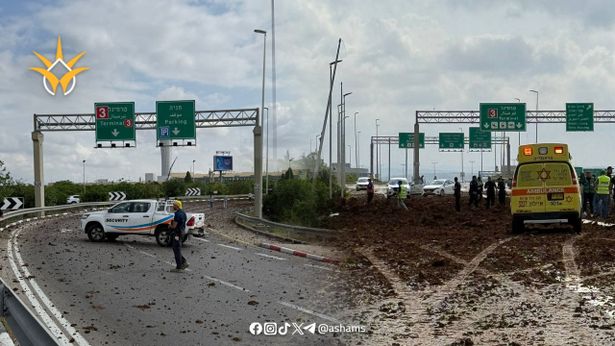 سقوط صاروخ للحوثيين في مطار بن غوريون..إصابات وتعليق رحلات