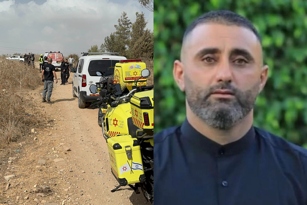 من اليمين - المصدر : صورة شخصية للشاب ربيع عبيدية 

من اليسار- المصدر : تصوير نجمة داوود الحمراء لمكان الجريمة