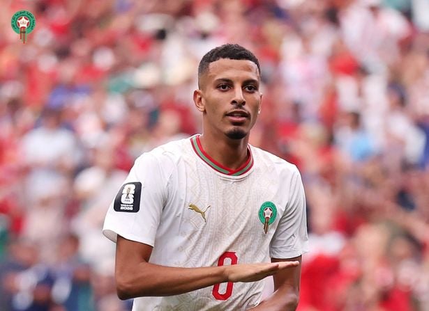 عز الدين أوناحي - الصورة من حساب منتخب المغرب على منصة اكس - @EnMaroc