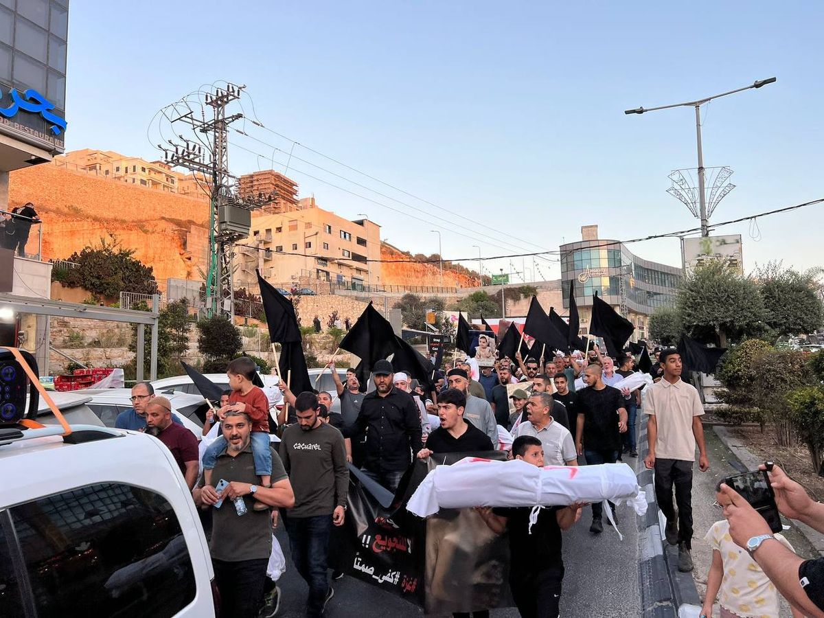 تصوير مراسل الشمس ينال جبارين - وقفة احتجاجية سابقة في أم الفحم