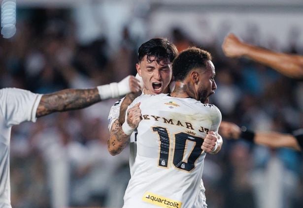 نيمار - الصورة من حساب نادي سانتوس البرازيلي - @SantosFC