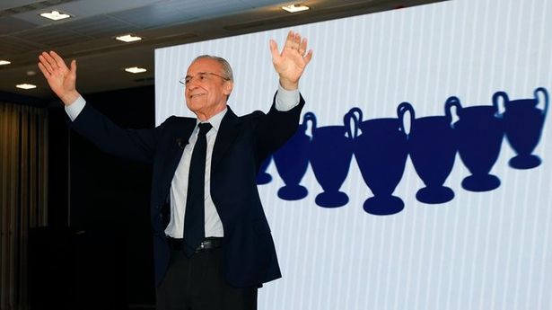بيريز - الصورة من الحساب الرسمي لريال مدريد @realmadrid