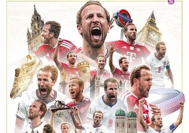 هاري كين، الصورة من الحساب الرسمي لنادي بايرن ميونخ على منصة إكس- @FCBayern
