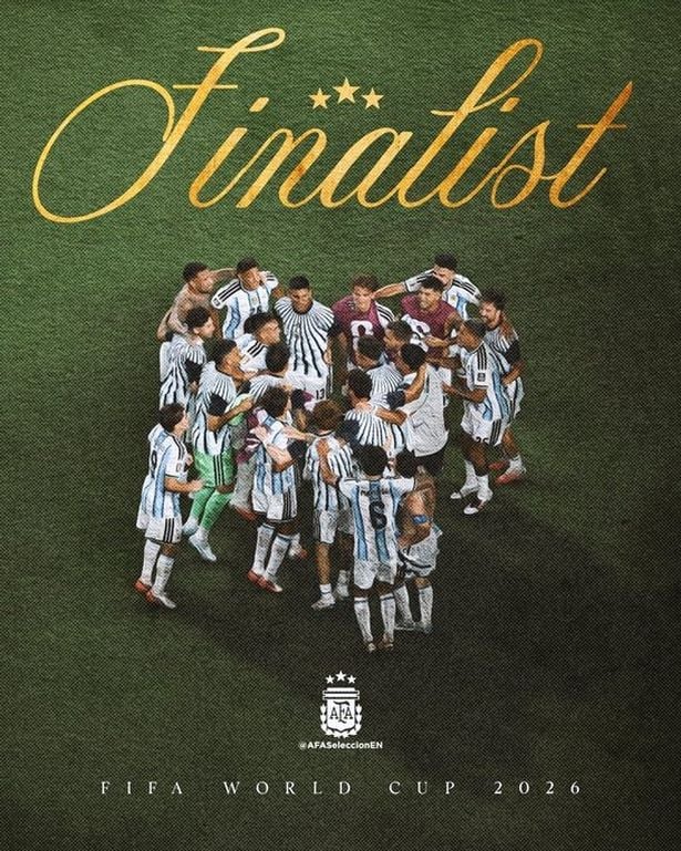 الصورة من الحساب الرسمي لمنتخب الأرجنتين على إكس- @AFASeleccionEN