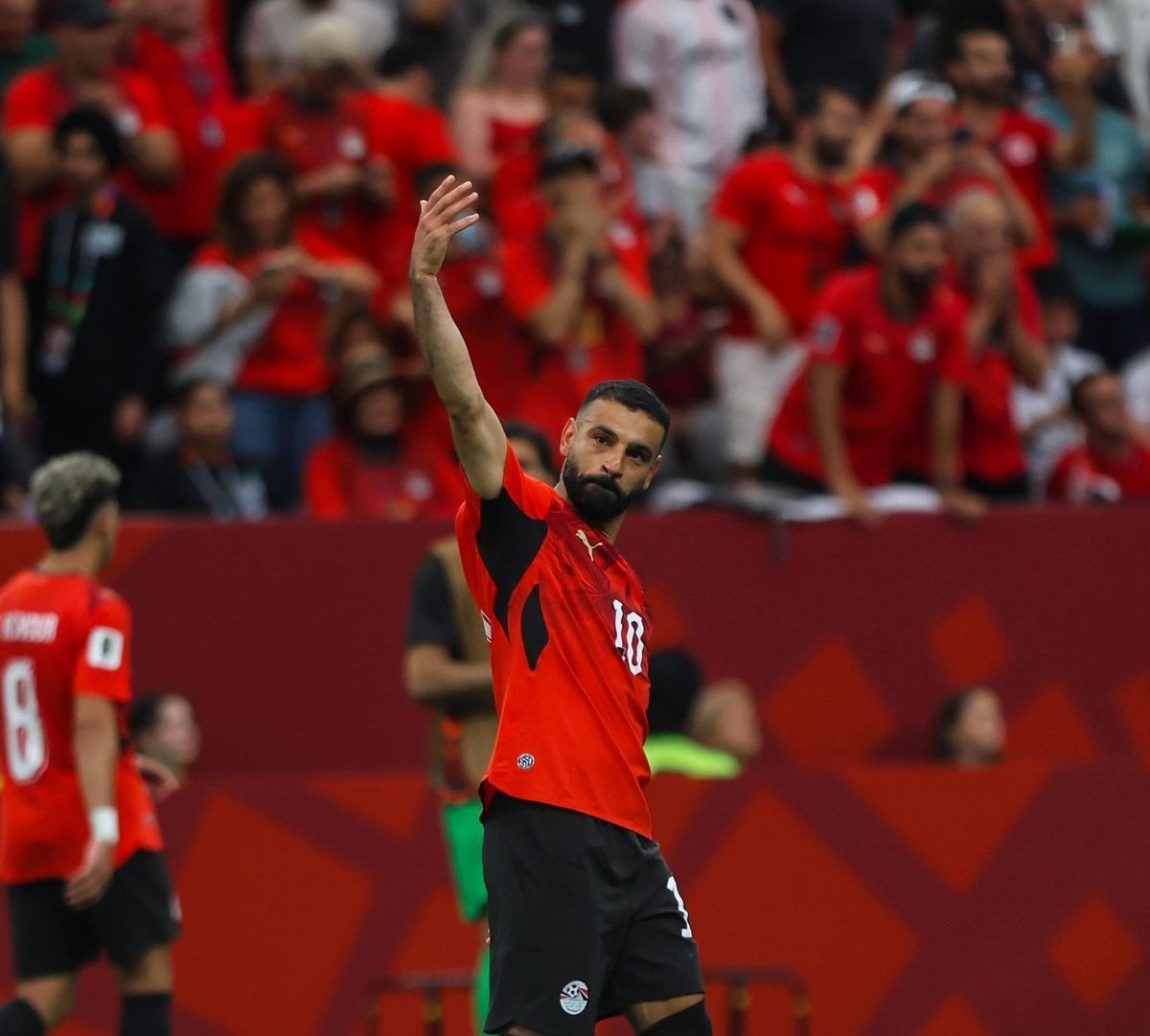 محمد صلاح - الصورة من الحساب الرسمي لمنتخب مصر - @EFA