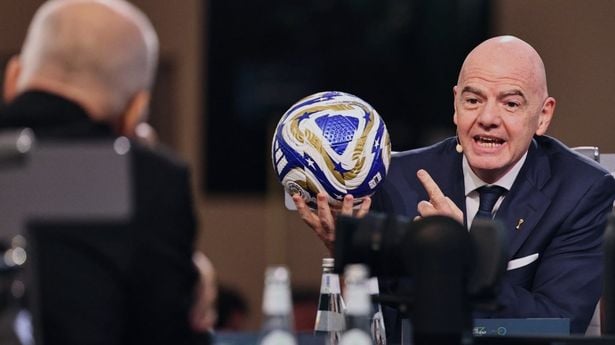 إنفانتينو، رئيس فيفا، الصورة من الحساب الرسمي لفيفا ميديا على منصة إكس- @fifamedia