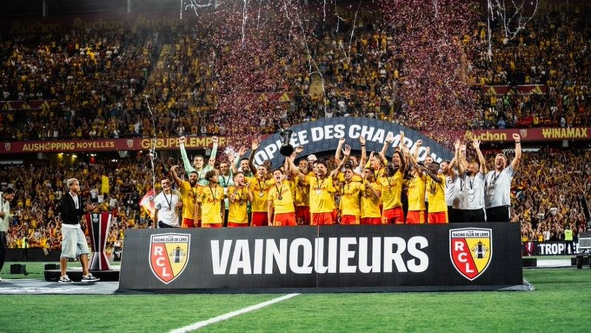 لانس بطل السوبر الفرنسي - الصورة من حساب نادي لانس على اكس - @RCLens