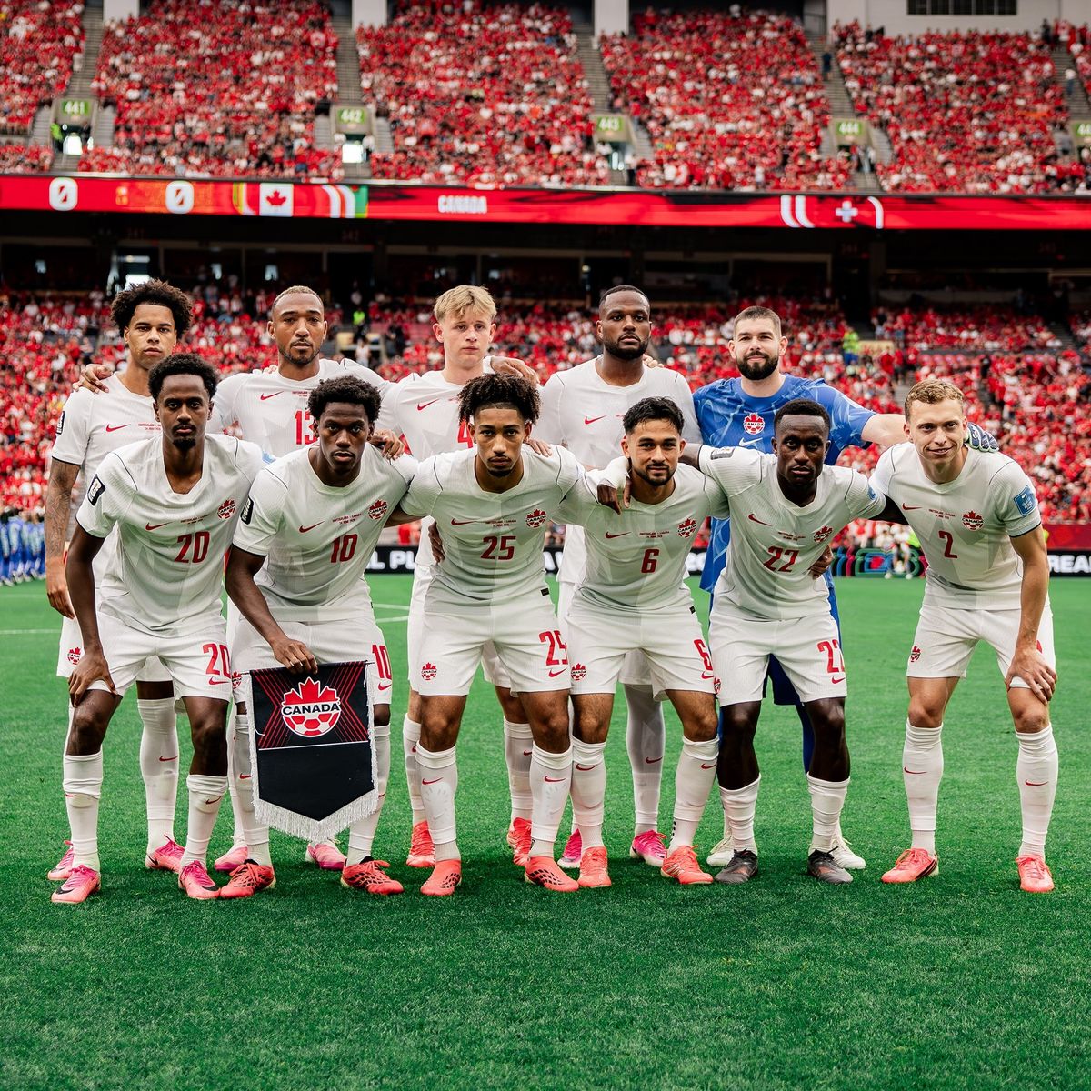الصورة من حساب منتخب كندا على منصة اكس - @CANMNT_Official