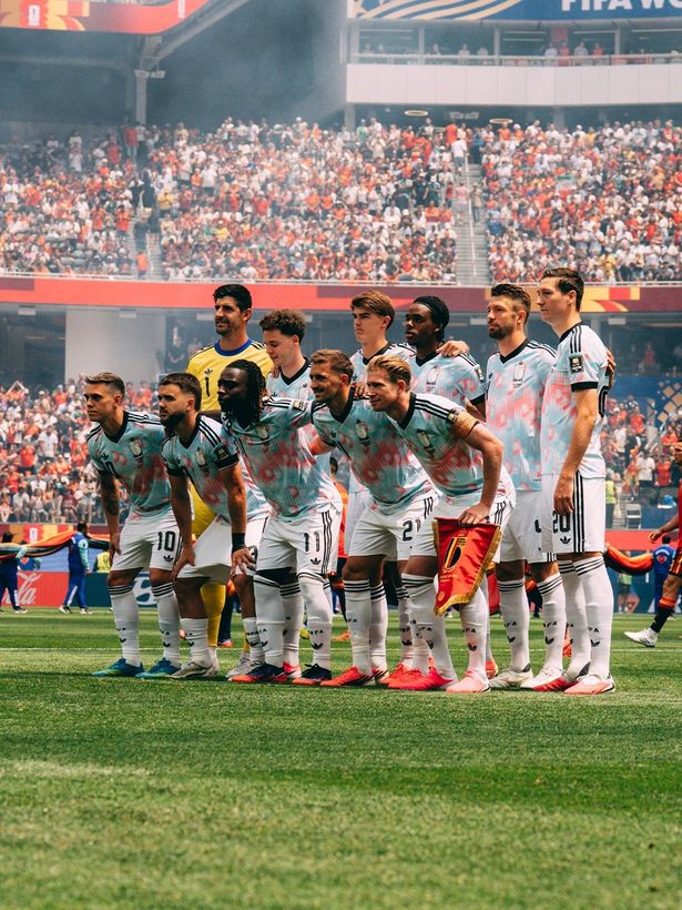 الصورة من الحساب الرسمي لمنتخب بلجيكا-@BelRedDevils