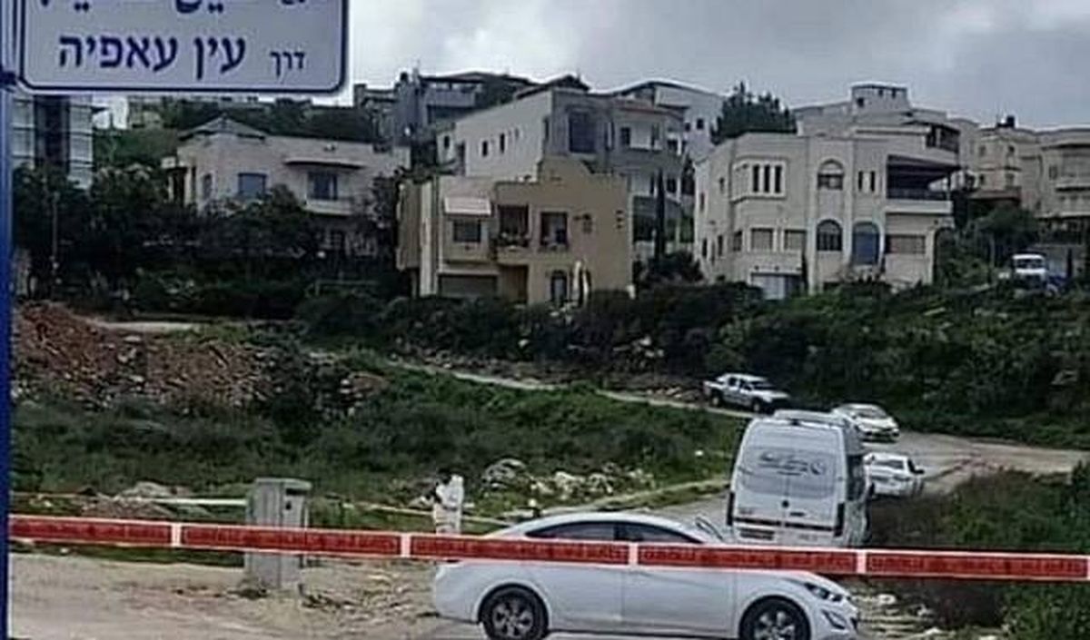صورة أرشيفية من موقع جريمة سابقة في عبلين - تصوير شهود عيان