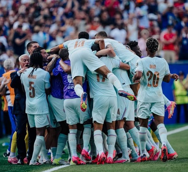 الصورة من حساب منتخب فرنسا على اكس - @equipedefrance