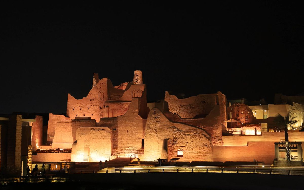 حي الطريف بمنطقة الدرعية بالمملكة العربية السعودية، صورة من الحساب الرسمي للاتحاد الآسيوي لكرة القدم- @afcasiancup_ar