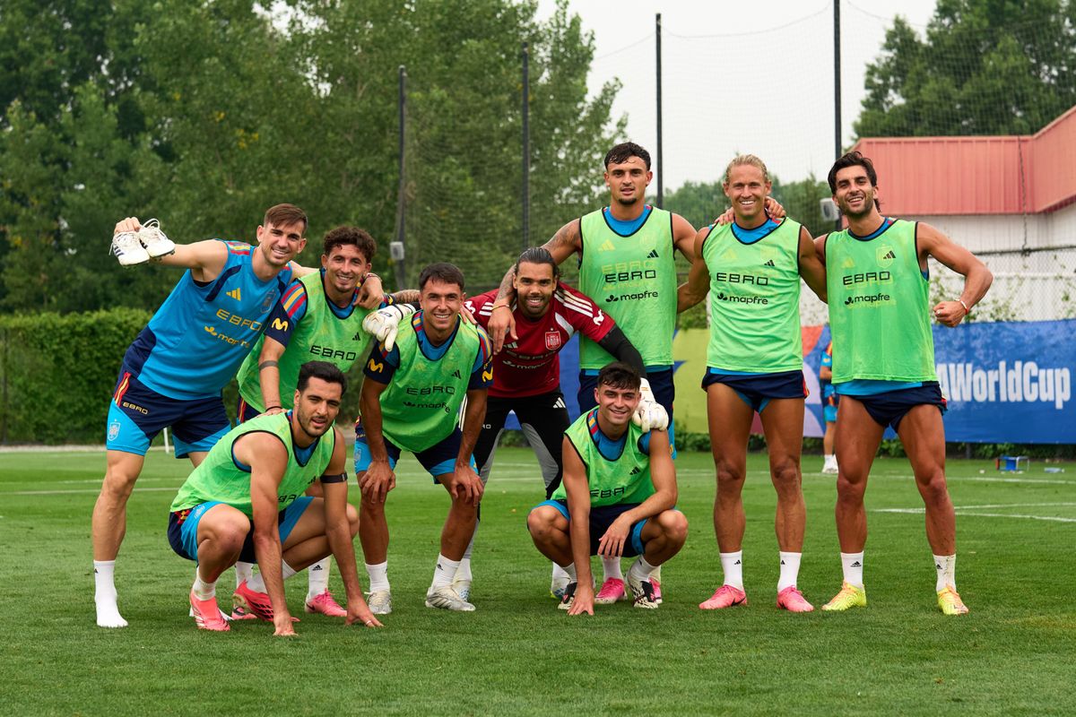 الصورة من الحساب الرسمي لمنتخب إسبانيا على إكس- @SEFutbol
