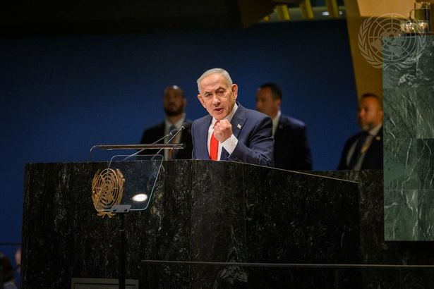 Benjamin Netanyahu, Prime Minister of the State of Israel, addresses the general debate of the General Assembly’s eighty-first session.
