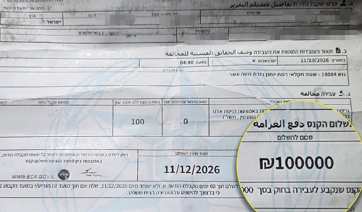 صورة الغرامة- الشرطة 
